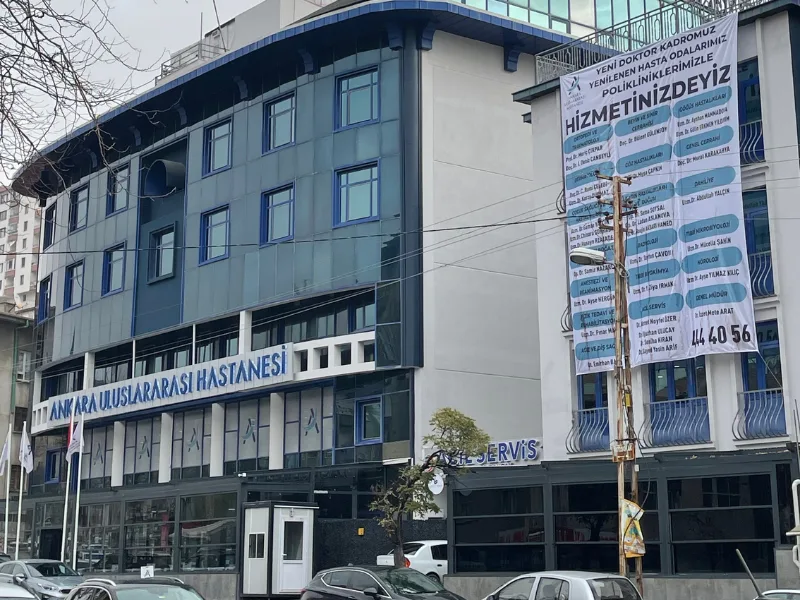 Ankara International Hospital dış görünüm, Rehealth ortopedi doğrulanmış partneri