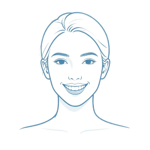 Line art illustration representing dental care and oral surgery consultations at Rehealth